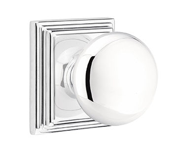 Emtek Providence Knob with Wilshire Rosette