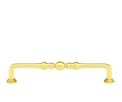 Emtek 4 Inch Spindle Pull Polished Brass
