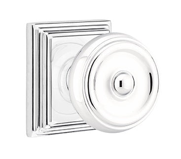 Emtek Waverly Knob with Wilshire Rosette