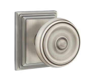 Emtek Waverly Knob with Wilshire Rosette