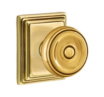 Emtek Waverly Knob with Wilshire Rosette