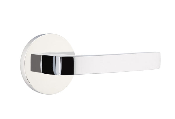 Emtek Breslin Interior Mortise Lever with Disk Rosette