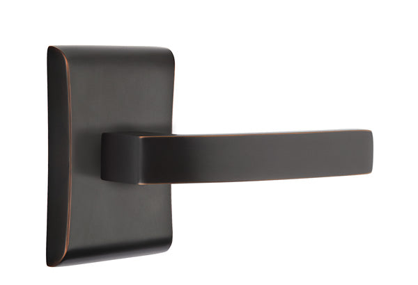 Emtek Breslin Interior Mortise Lever with Neos Rosette