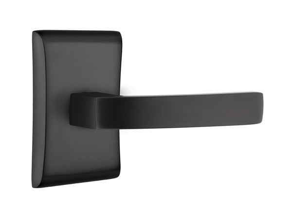 Emtek Breslin Interior Mortise Lever with Neos Rosette