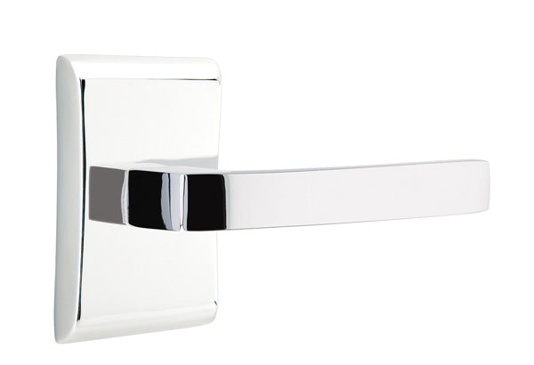 Emtek Breslin Interior Mortise Lever with Neos Rosette
