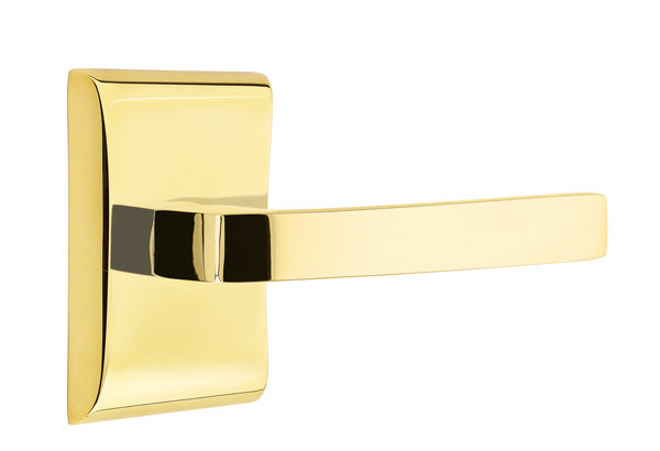 Emtek Breslin Interior Mortise Lever with Neos Rosette