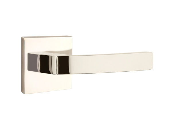 Emtek Breslin Interior Mortise Lever with Square Rosette