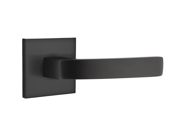 Emtek Breslin Interior Mortise Lever with Square Rosette