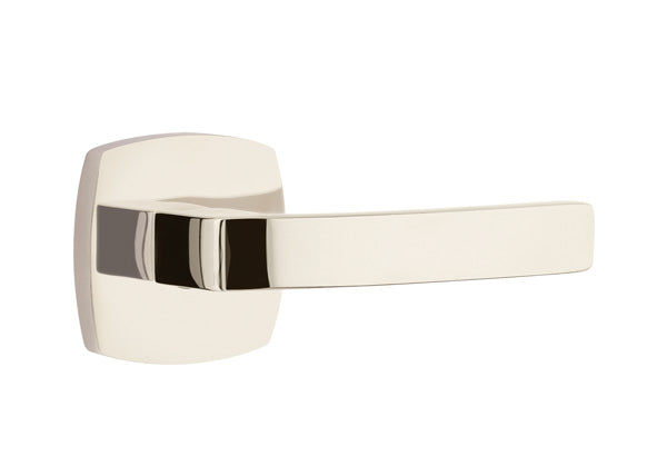 Emtek Breslin Interior Mortise Lever with Urban Rosette