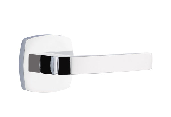 Emtek Breslin Interior Mortise Lever with Urban Rosette
