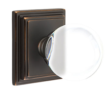 Emtek Bristol Interior Mortise Knob with Wilshire Rosette
