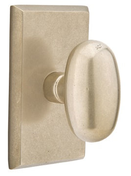 Emtek Bronze Egg Sandcast knob - Style #3 Rosette
