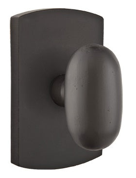 Emtek Bronze Egg Sandcast knob - Style #4 Rosette
