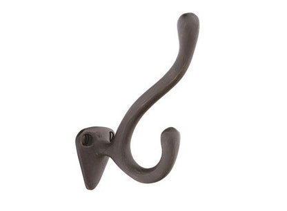 Emtek Sandcast Bronze Robe Hook Medium Bronze