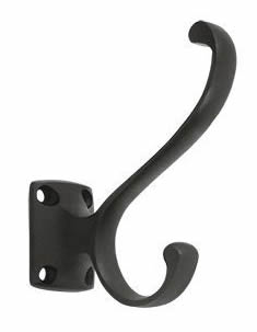 Deltana Solid Brass Heavy Duty Coat and Hat Hook - Oil Rubbed Bronze