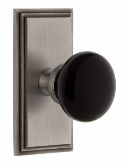 Grandeur Carre Plate with Coventry Knob