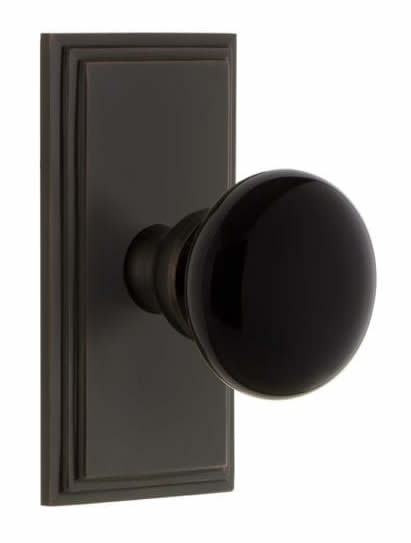 Grandeur Carre Plate with Coventry Knob