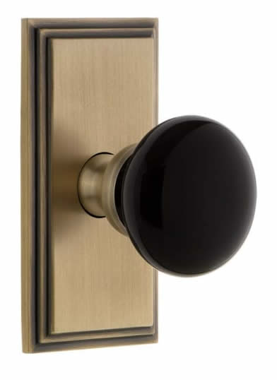 Grandeur Carre Plate with Coventry Knob