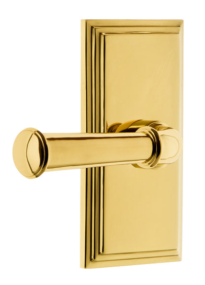 Grandeur Carre Plate with Georgetown Lever