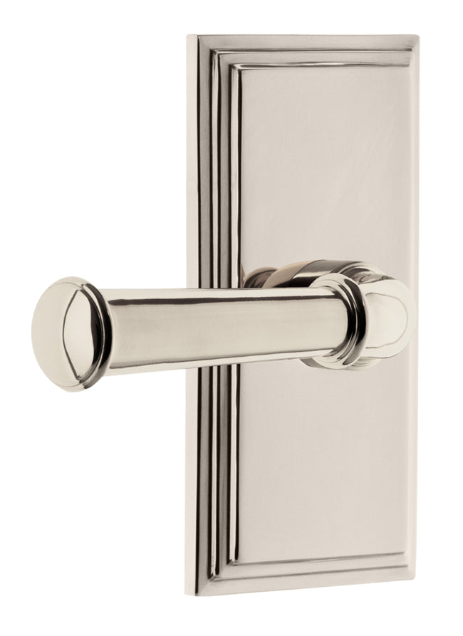 Grandeur Carre Plate with Georgetown Lever