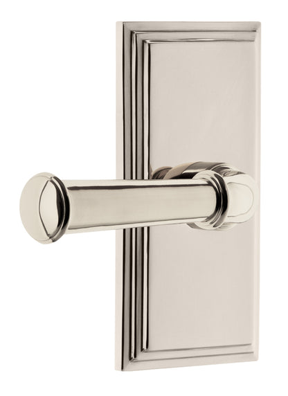 Grandeur Carre Plate with Georgetown Lever