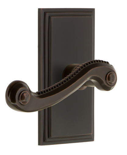 Grandeur Carre Plate with Newport Lever