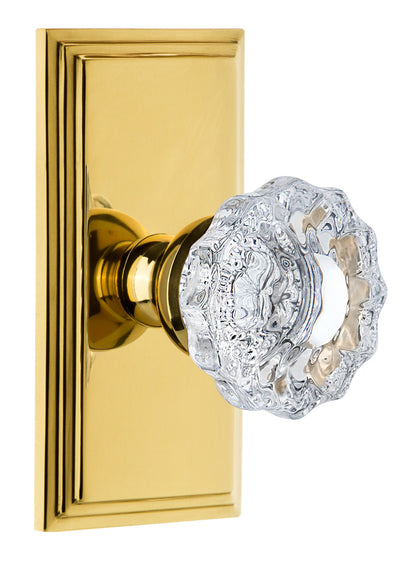 Grandeur Carre Plate with Versailles Knob