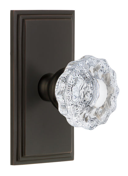 Grandeur Carre Plate with Versailles Knob
