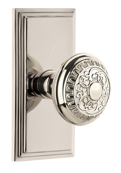 Grandeur Carre Plate with Windsor Knob