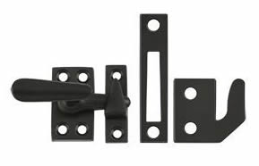 Deltana Solid Brass Small Casement Fastener Window Lock - Oil Rubbed Bronze