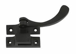 Deltana Solid Brass Reversible Casement Fastener Window Lock - Oil Rubbed Bronze