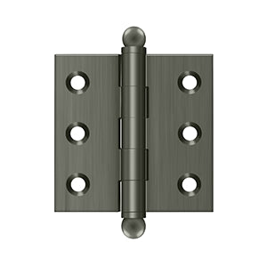 2 Inch x 2 Inch Hinge, with Ball Tips