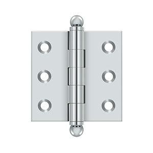 2 Inch x 2 Inch Hinge, with Ball Tips