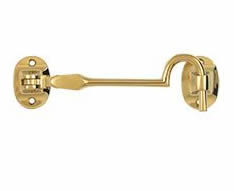 Deltana Solid Brass British Style Cabin Hook - PVD Lifetime Brass