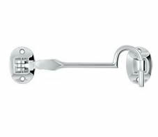 Deltana Solid Brass British Style Cabin Hook - Polished Chrome