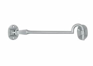 Deltana Solid Brass British Style Cabin Hook - Satin Chrome