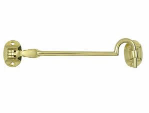 Deltana Solid Brass British Style Cabin Hook - Polished Brass