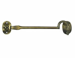 Deltana Solid Brass British Style Cabin Hook - Antique Brass
