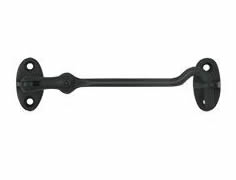 Deltana Solid Brass British Style Cabin Hook - Flat Black