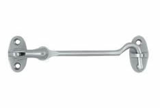 Deltana Solid Brass British Style Cabin Hook - Satin Chrome