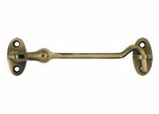 Deltana Solid Brass British Style Cabin Hook - Antique Brass