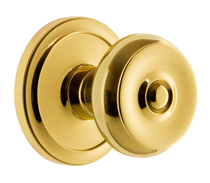 Grandeur Circulaire Rosette with Bouton Knob