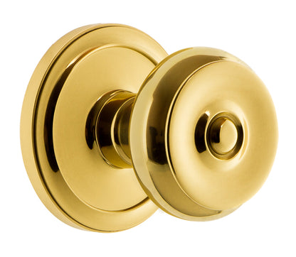 Grandeur Circulaire Rosette with Bouton Knob