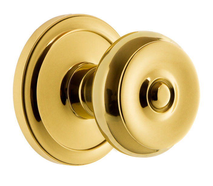 Grandeur Circulaire Rosette with Bouton Knob