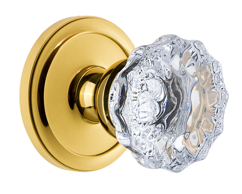 Grandeur Circulaire Rosette with Fontainebleau Knob