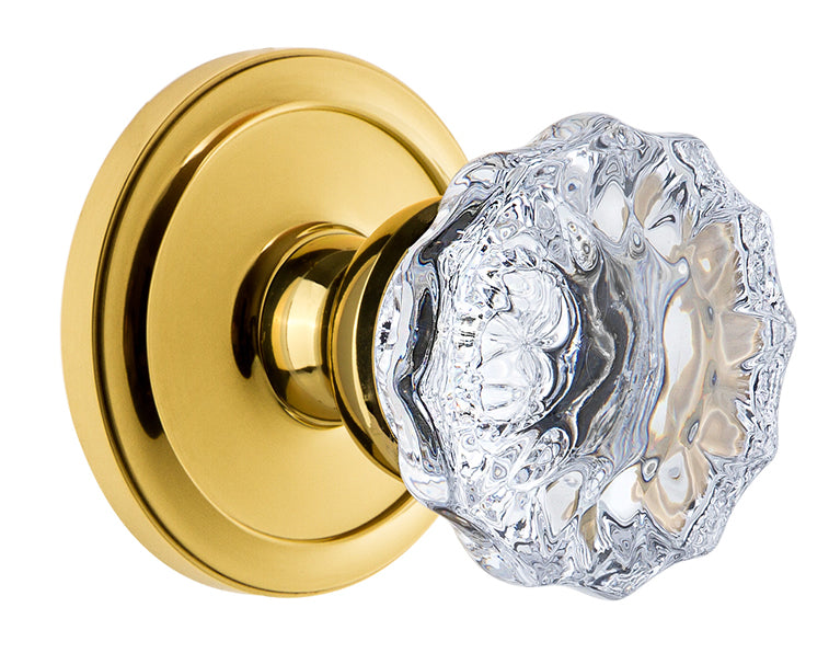 Grandeur Circulaire Rosette with Fontainebleau Knob