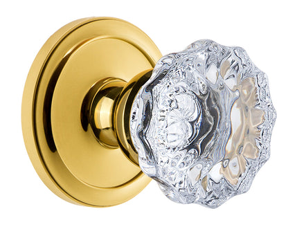 Grandeur Circulaire Rosette with Fontainebleau Knob