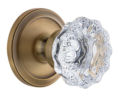 Grandeur Circulaire Rosette with Fontainebleau Knob