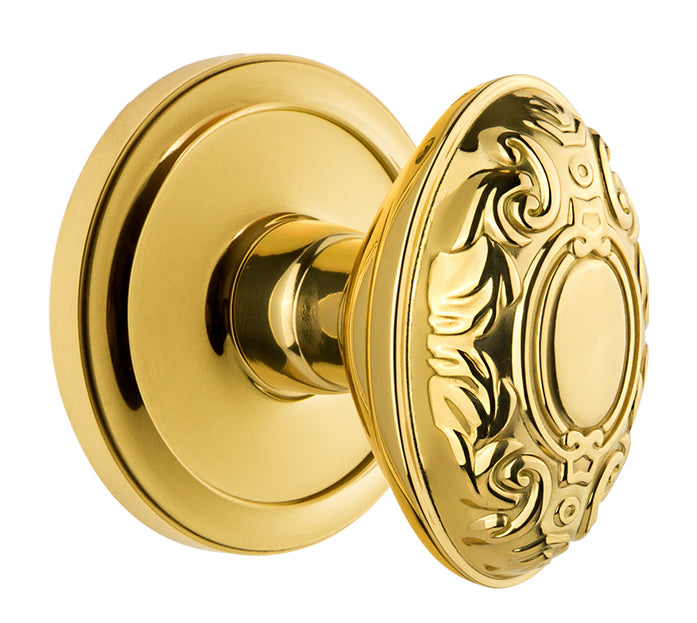 Grandeur Circulaire Rosette with Grande Victorian Knob