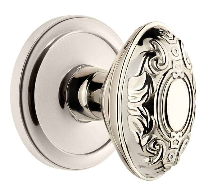 Grandeur Circulaire Rosette with Grande Victorian Knob